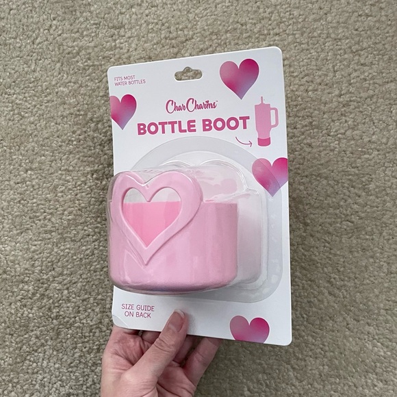 CharCharms Valentine’s Day Pink Heart Bottle Boot - Picture 7 of 15